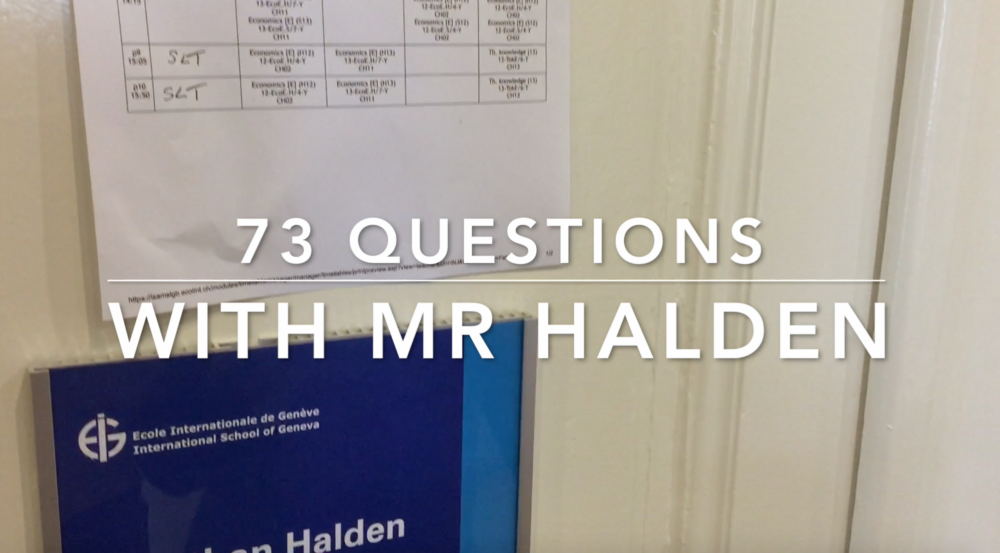 LGB Interviews: 73 Questions with Mr Halden