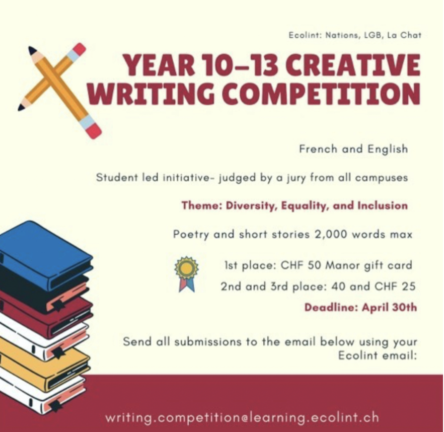 Here Are Ecolint’s 2021 Creative Writing Competition Winners