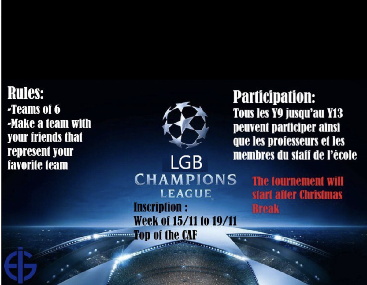 LGB Champions League Projet CAS